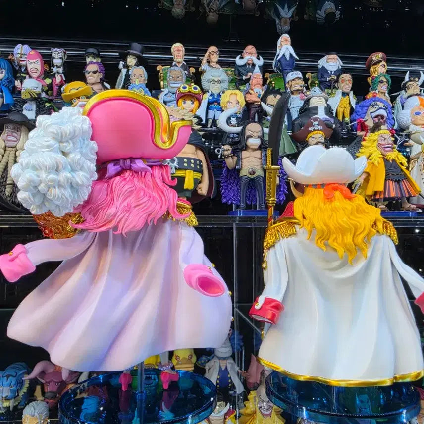 [BUNJANG] YZ World Collectable Figure Big Mom &amp; Whitebeard ROCKS Pirates Resin Statue / YZ 월콜레진. 원피스 월콜 록스해적단 빅맘&amp;흰수염  판매합니다.