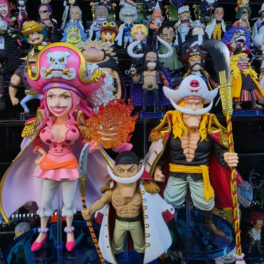 [BUNJANG] YZ World Collectable Figure Big Mom &amp; Whitebeard ROCKS Pirates Resin Statue / YZ 월콜레진. 원피스 월콜 록스해적단 빅맘&amp;흰수염  판매합니다.