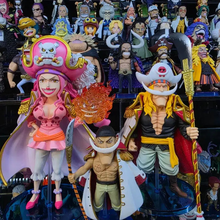 [BUNJANG] YZ World Collectable Figure Big Mom &amp; Whitebeard ROCKS Pirates Resin Statue / YZ 월콜레진. 원피스 월콜 록스해적단 빅맘&amp;흰수염  판매합니다.