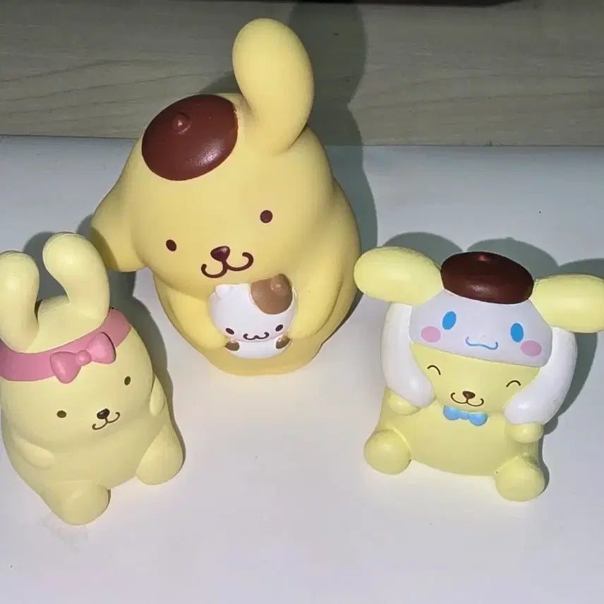 [BUNJANG] Sanrio Pompompurin Figure Set (3 Types) / 산리오 폼폼푸린 피규어 3종