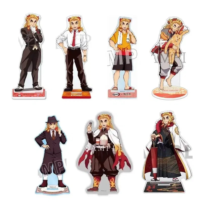 [BUNJANG] Demon Slayer Rengoku Acrylic Stand Set (7 Items, Sealed) / (미개봉) 귀멸의 칼날 렌고쿠 아크릴 스탠드 7점 일괄 귀멸제 크래프트홀릭 라쿠스파