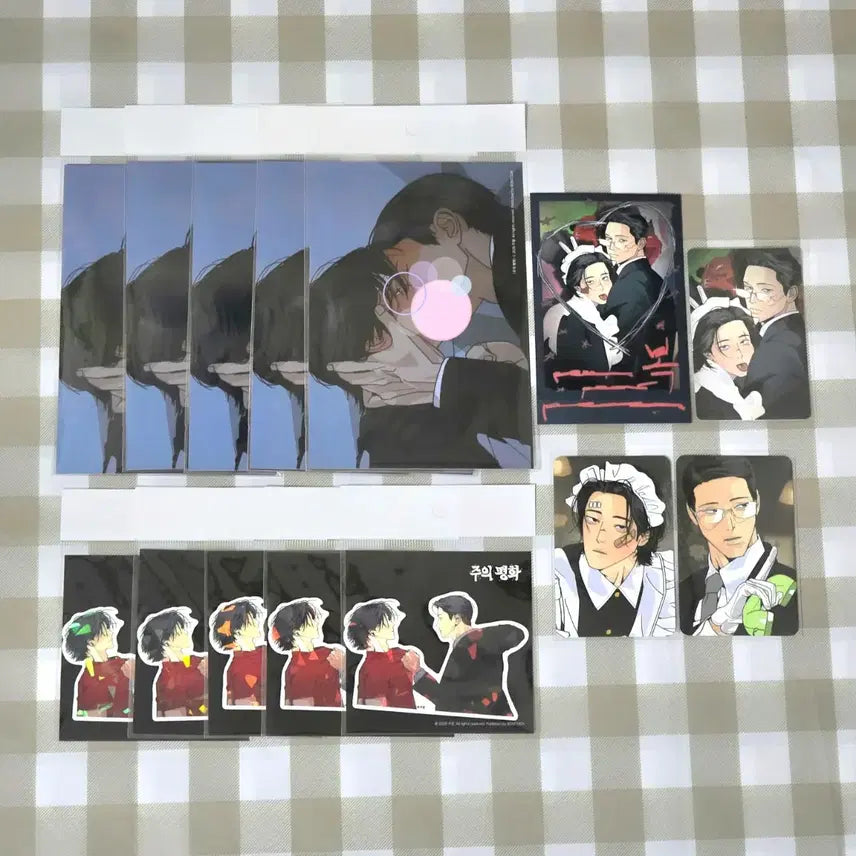 [BUNJANG] LEBOM Jeon Woohpeace Collection Photocard Bundle / LEBOM 레봄 살롱드르봉 주의평화 인화사진+조각 스티커+데코 포토팩+컬렉션 포토카드 컬포 일괄 평화 인철