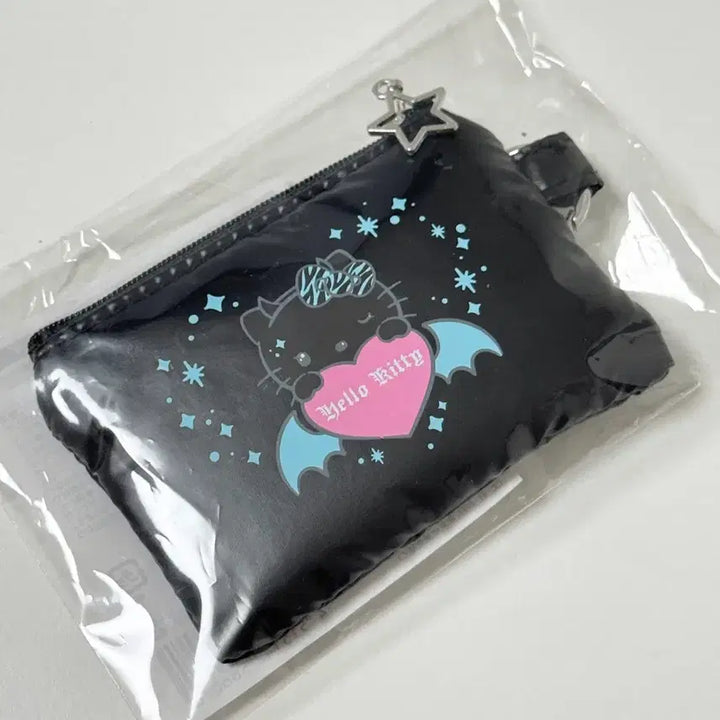 [BUNJANG] Hello Kitty Angel Devil Pouch Black Sealed / 헬로키티 천사악마 악마파우치 블랙 미개봉 새상품