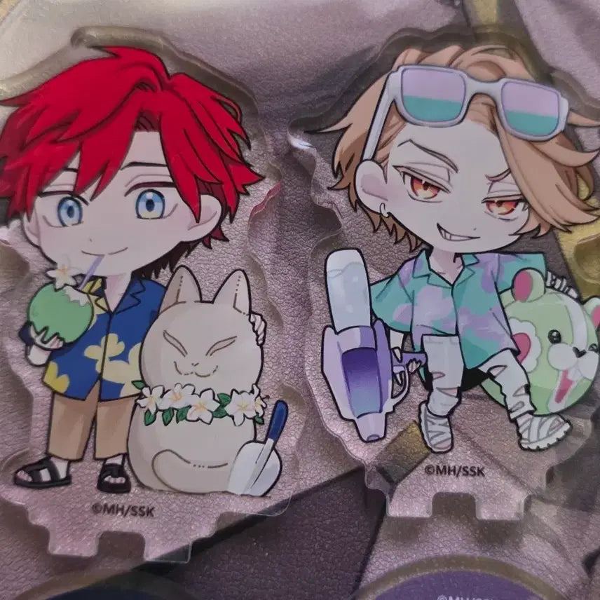 [BUNJANG] Therapy Game Animate SD Acrylic Stand Set (Shizuma &amp; Minato Summer Version) / 테라피게임 애니메이트 SD 아크릴스탠드 판매