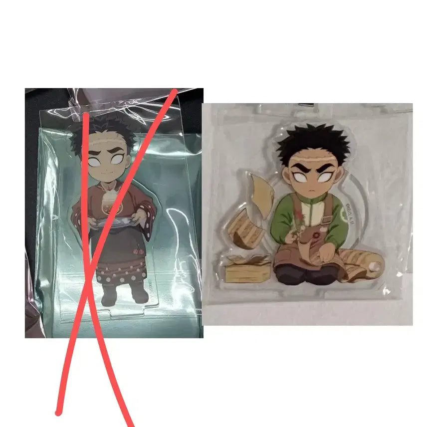 [BUNJANG] Demon Slayer Gyomei Himejima Handmade Acrylic Standee Bundle Set / 귀멸의칼날 교메이 아크릴 크림소다 핸드메이드 일괄판매