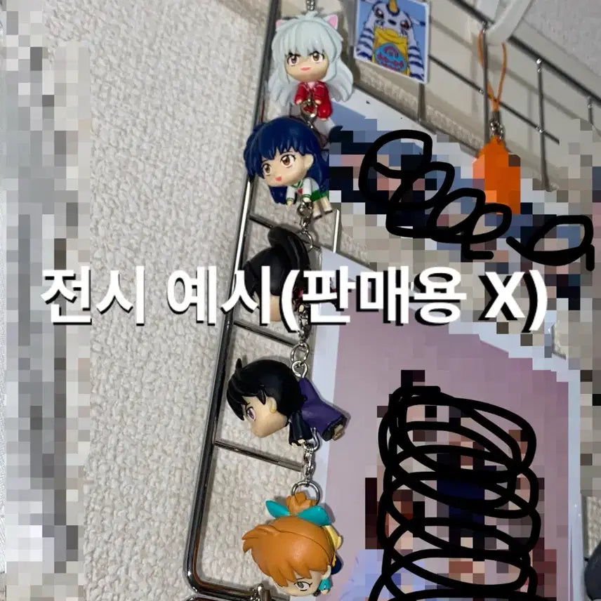 [BUNJANG] Inuyasha DeraDera Gacha Set (Inuyasha, Kagome, Shippo, Sesshomaru) / 이누야샤 대롱대롱 가챠 4종 세트 일괄