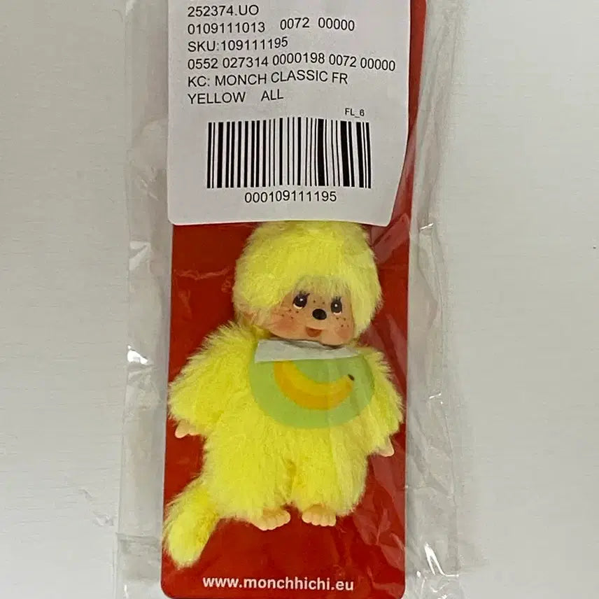 [BUNJANG] Monchhichi Fruit Mini Keychain Banana / 몬치치 후르츠 미니키링 바나나