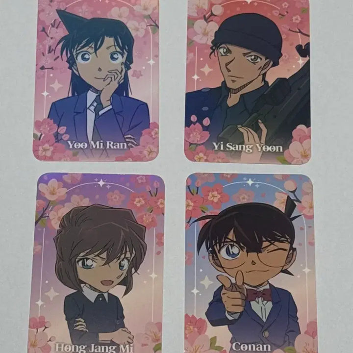 [BUNJANG] Detective Conan Cherry Blossom Polaroid Postcard Photocard Bundle Set / 일괄 급처) 명탐정 코난 팝업 벚꽃 폴라로이드 엽서 포토카드