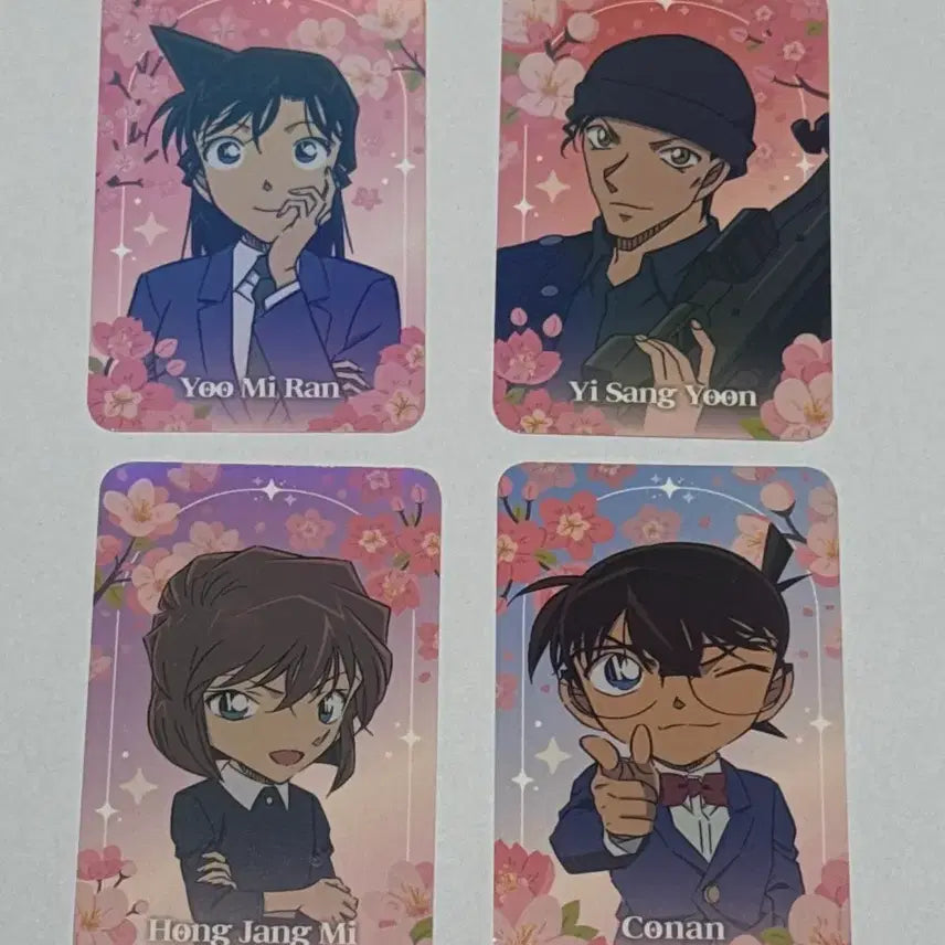 [BUNJANG] Detective Conan Cherry Blossom Polaroid Postcard Photocard Bundle Set / 일괄 급처) 명탐정 코난 팝업 벚꽃 폴라로이드 엽서 포토카드