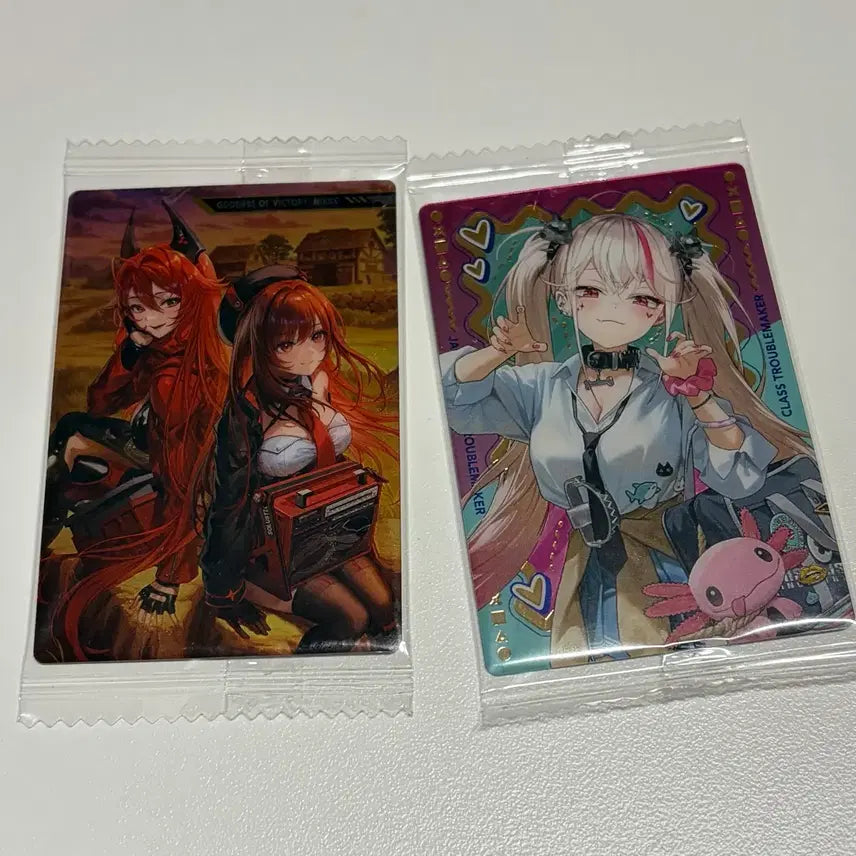 [BUNJANG] Victory Goddess: NIKKE Wafer Card 5th Edition Red Hood, Rapi, Jackal Bundle Set / 승리의 여신 니케 웨하스 5탄 레드후드 라피 자칼