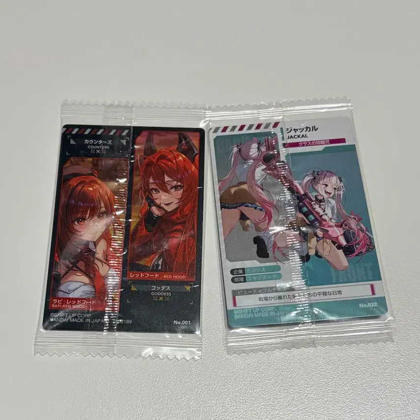 [BUNJANG] Victory Goddess: NIKKE Wafer Card 5th Edition Red Hood, Rapi, Jackal Bundle Set / 승리의 여신 니케 웨하스 5탄 레드후드 라피 자칼