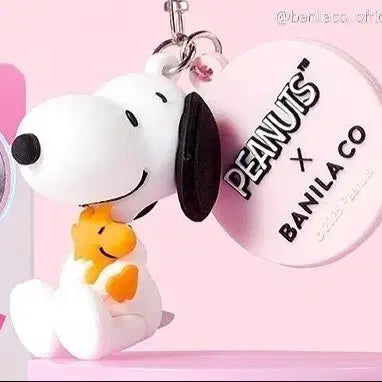 [BUNJANG] BANILA CO. Snoopy Mirror Keyring / 바닐라코 스누피 거울 키링
