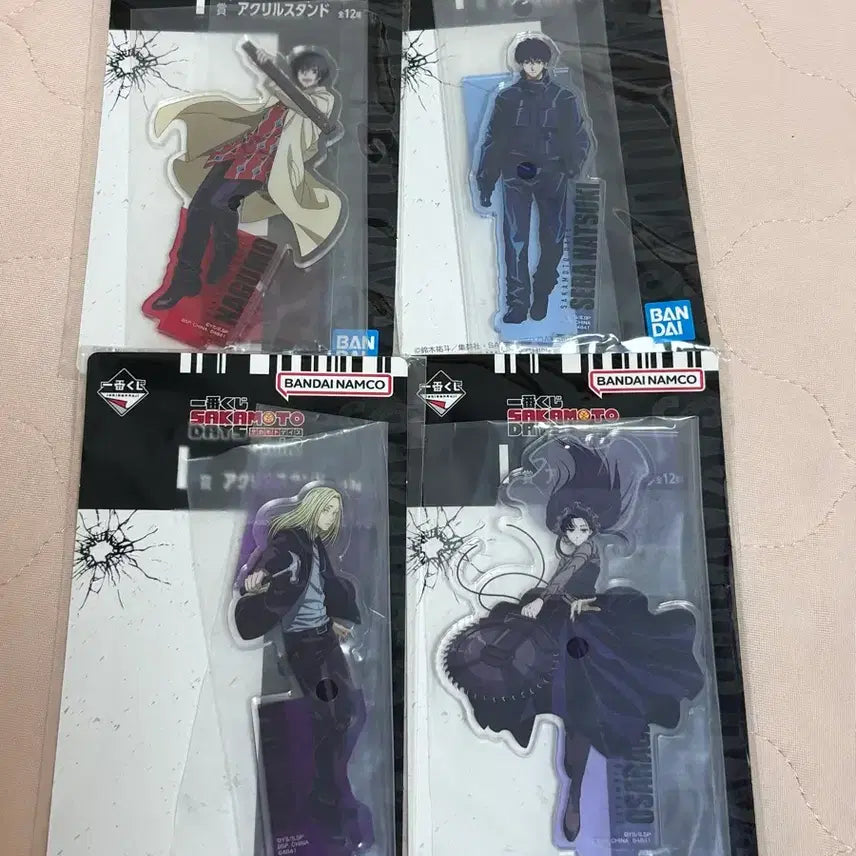 [BUNJANG] Sakamo Days Ichiban Kuji Prize I Acrylic Stand Set Nagumo, Seba, Osaragi, Shishiba / 사카모토데이즈 제일복권 이치방쿠지 I상 아크릴 세트 나구모 세바 오사라기 시시바