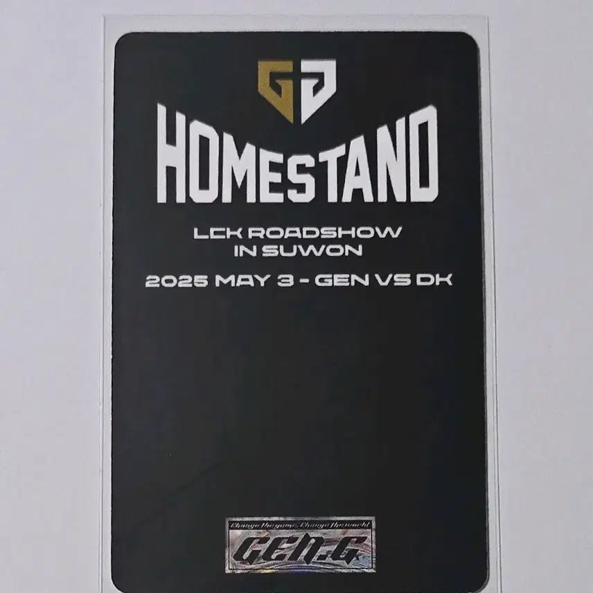 [BUNJANG] Gen.G 25th Anniversary Home Stand Canyon Photocard / 젠지 25 홈스탠드 캐니언 포카