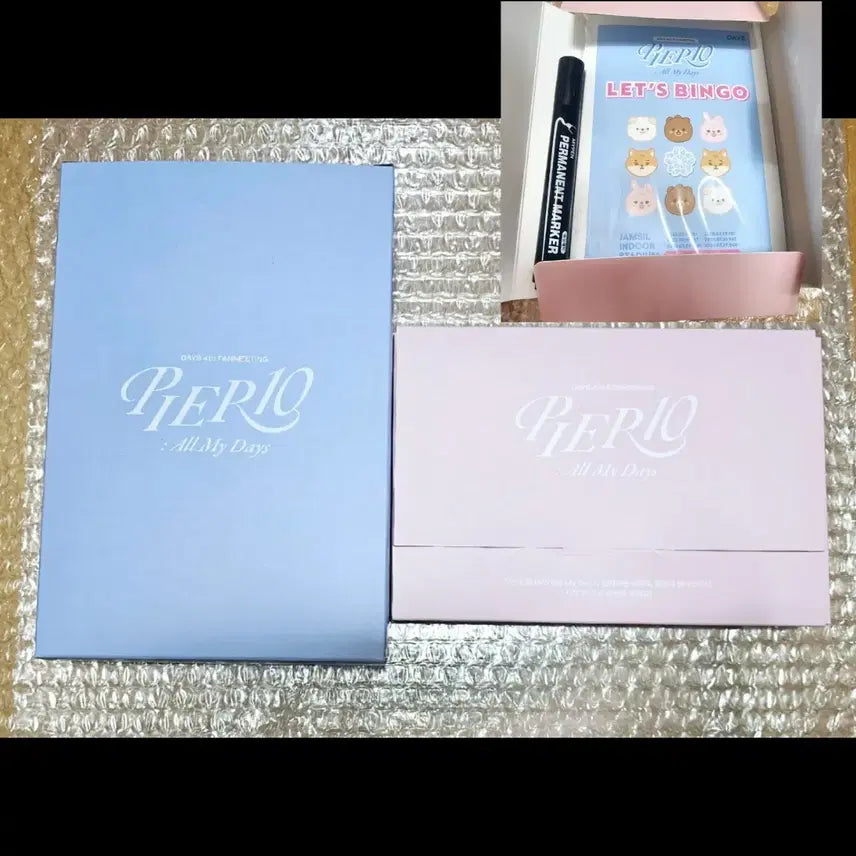[BUNJANG] Day6 4th Fanmeeting Pier Ten Entry Gift Towel Bingo Set / 데이식스 4기 팬미팅 피어텐 입장 기프트 수건 빙고판 미개봉