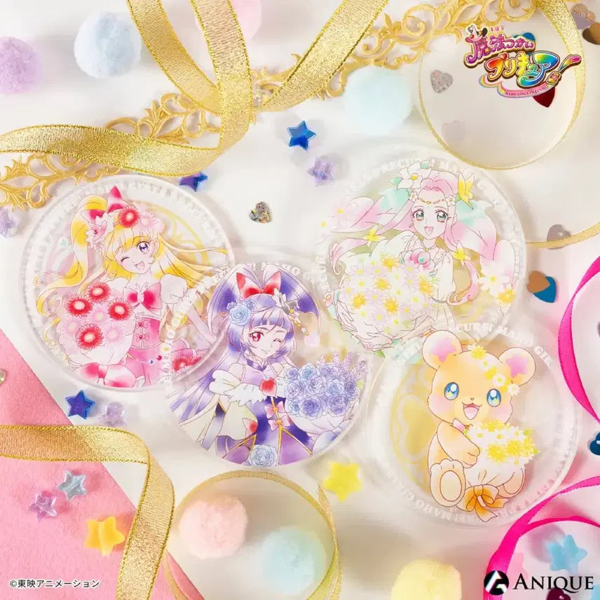 [BUNJANG] Magical Doremi 10th Anniversary Cafe Cure Miracle Acrylic Coaster / (미개봉) 마법사 프리큐어 10주년 기념 카페 큐어 미라클 아크릴 코스터 마호프리