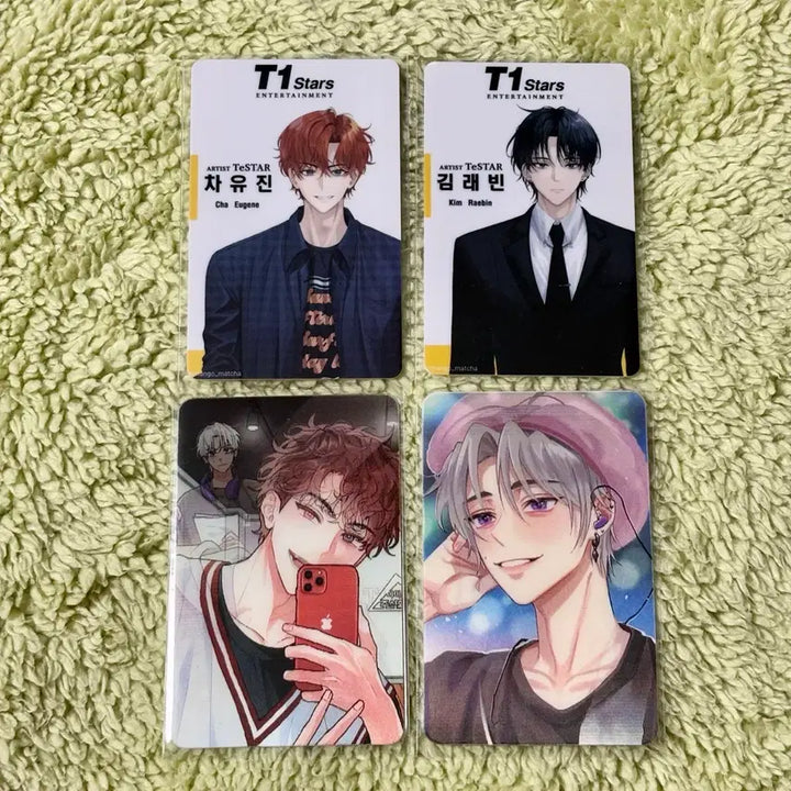 [BUNJANG] Debut Or Die Yoo Jin Rabin Lenticular Photocard &amp; ID Set / 데못죽 유진래빈 윶랩 포토카드 부우님 망녕님 출입증 렌티큘러 포카