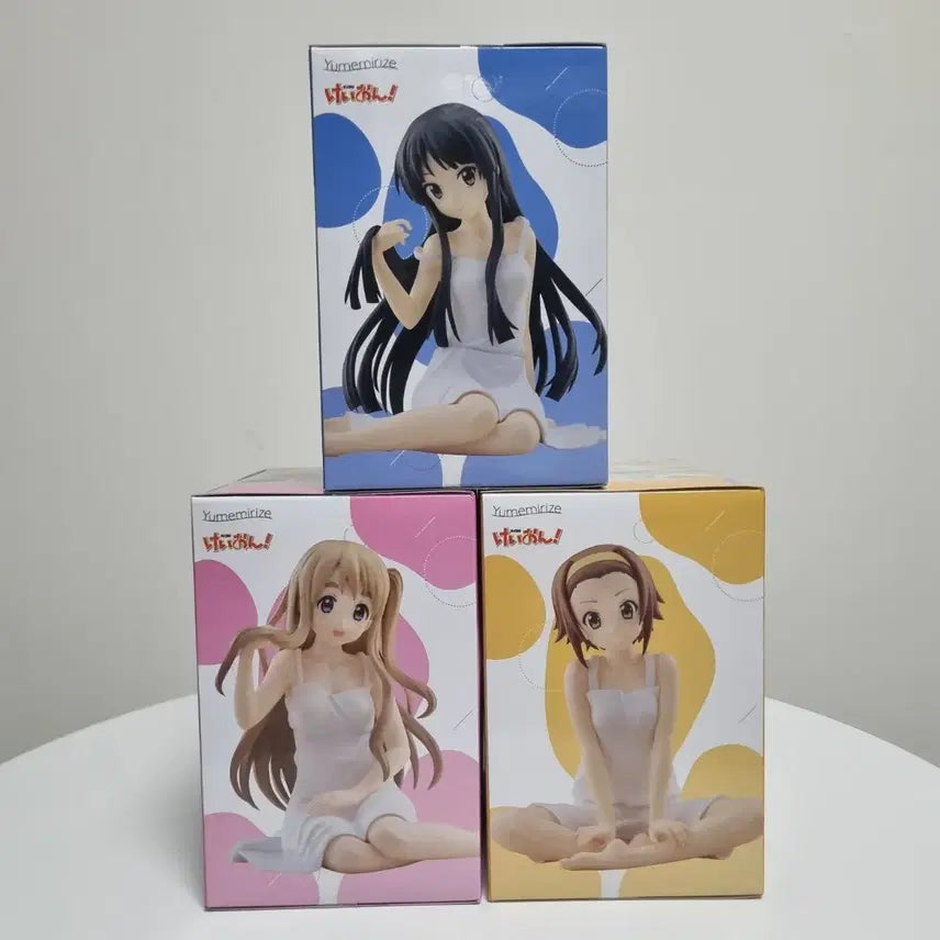 [BUNJANG] Sega Yumemi Rize Mio Tsumugi K-On! Figure 3-Set (Sealed) / [미개봉]세가 유메미라이즈 케이온 케이온! 리츠 미오 츠무기 피규어 3종 세트