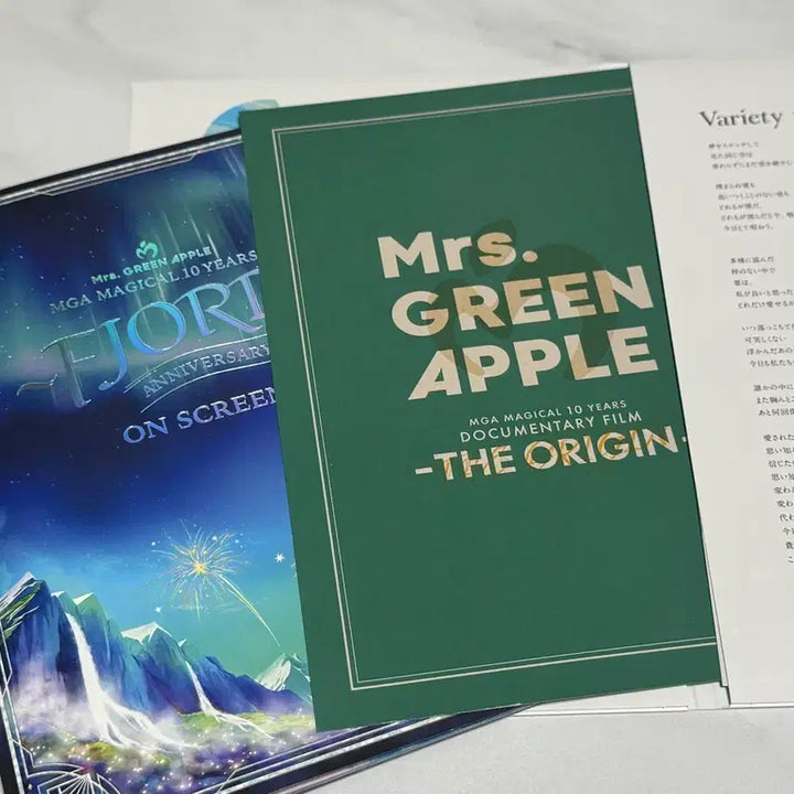 [BUNJANG] Mrs. Green Apple Fjords The Origin Pamphlet + Lava Band / 미세스그린애플 피요르드 디오리진 팜플렛 + 라바반