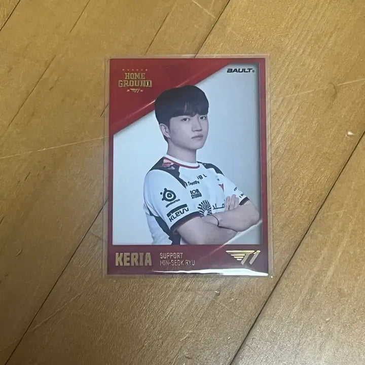 [BUNJANG] T1 Homeground Gold Foil Card Keria / 티원 홈그라운드 금박 카드 케리아