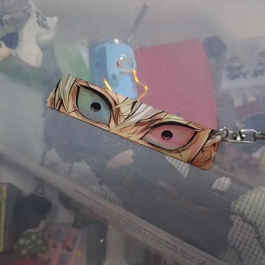 [BUNJANG] Demon Slayer: Kimetsu no Yaiba Sanemi Shinazugawa Eye Charm Keychain / 귀칼 사네미 눈동자 키링