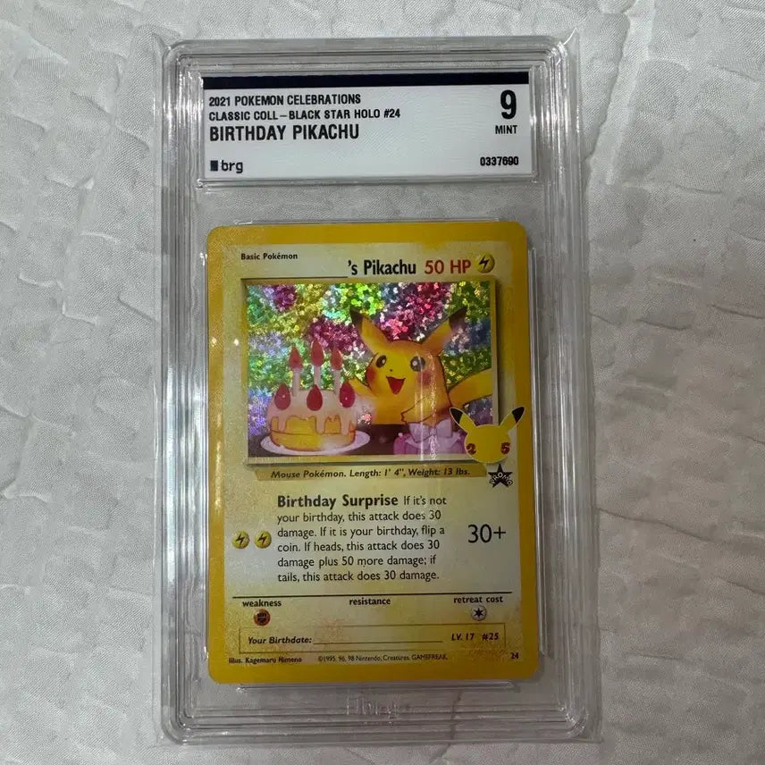[BUNJANG] Pokémon Pikachu North American Celebration Classic Collection Black Star Holo 