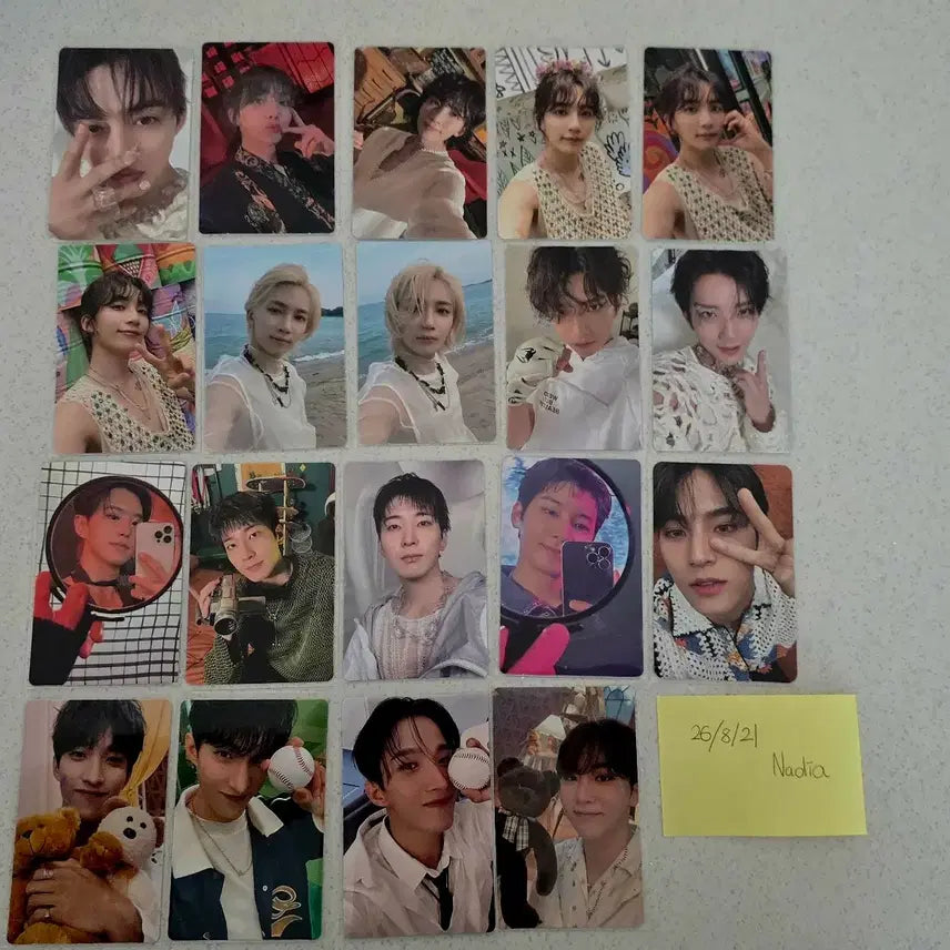 [BUNJANG] Seventeen Photocard Set / 세븐틴 포토카드 19장