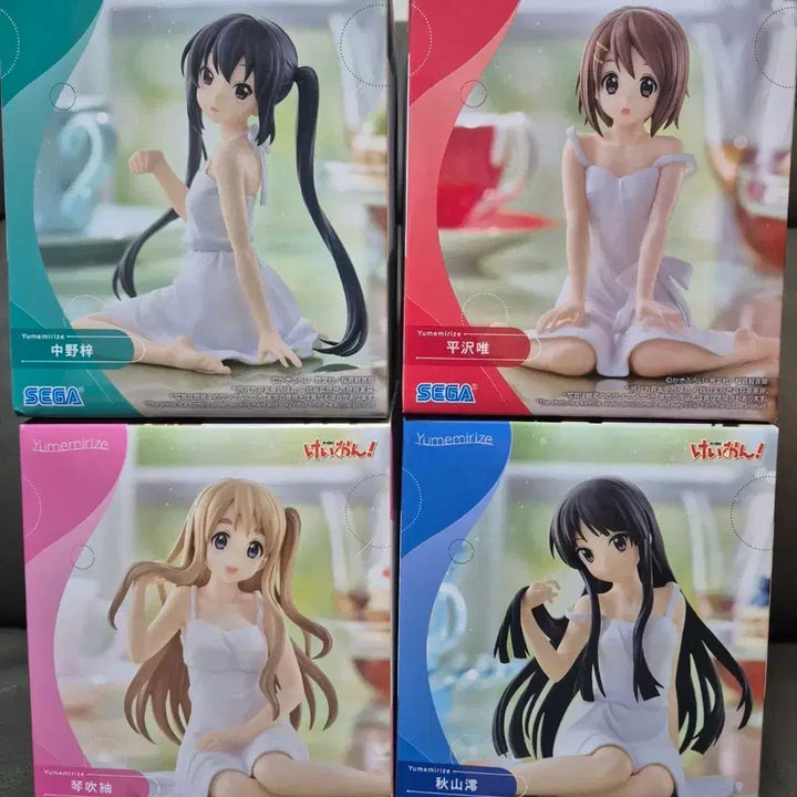 [BUNJANG] K-ON! Yumemrise Figure 4-Type Set (Sealed Bundle Set) / 미개봉 일괄)) 케이온 유메미라이즈 피규어 4종 세트 (유이 미오 츠무기 아즈사)