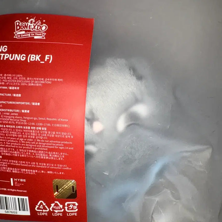 [BUNJANG] BOYNEXTDOOR Taesan Plush Keychain + Official Photo Set (Sealed) / 보넥도 쁘넥도 태산 한탯풍 플러시 키링 +증사 미개봉