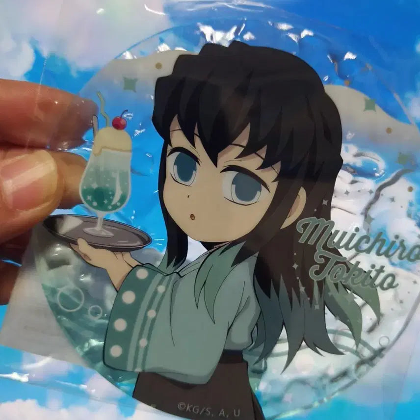 [BUNJANG] Demon Slayer Muichiro Tokito Cream Soda Acrylic Coaster / 토키토 무이치로 크림 소다 아크릴 코스터 귀멸의 칼날 굿즈