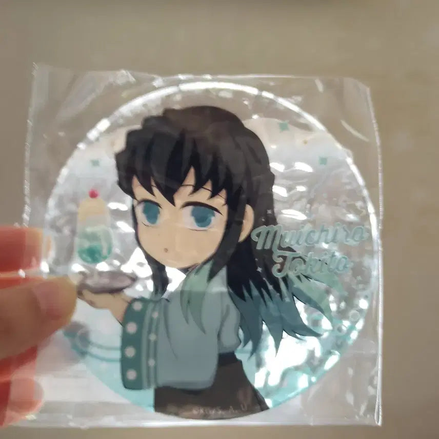 [BUNJANG] Demon Slayer Muichiro Tokito Cream Soda Acrylic Coaster / 토키토 무이치로 크림 소다 아크릴 코스터 귀멸의 칼날 굿즈