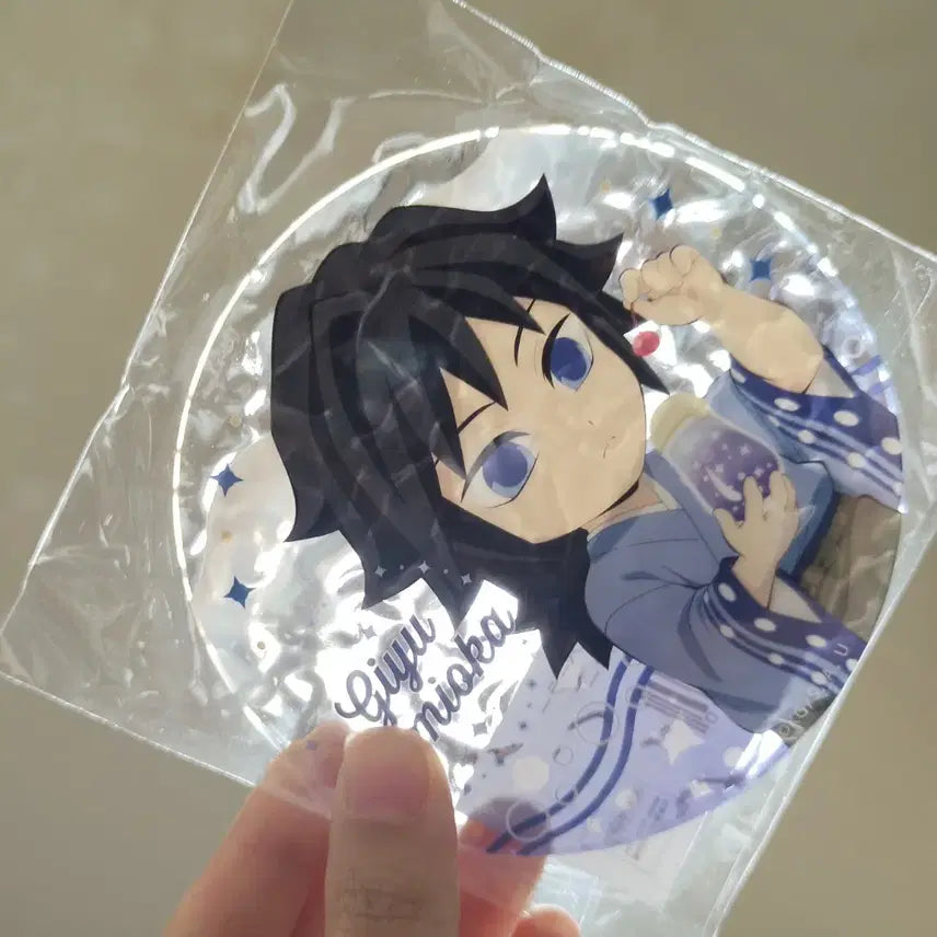 [BUNJANG] Demon Slayer Tomioka Giyu Cream Soda Acrylic Coaster / 토미오카 기유 크림 소다 아크릴 코스터 귀멸의 칼날 굿즈