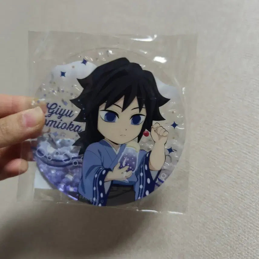 [BUNJANG] Demon Slayer Tomioka Giyu Cream Soda Acrylic Coaster / 토미오카 기유 크림 소다 아크릴 코스터 귀멸의 칼날 굿즈