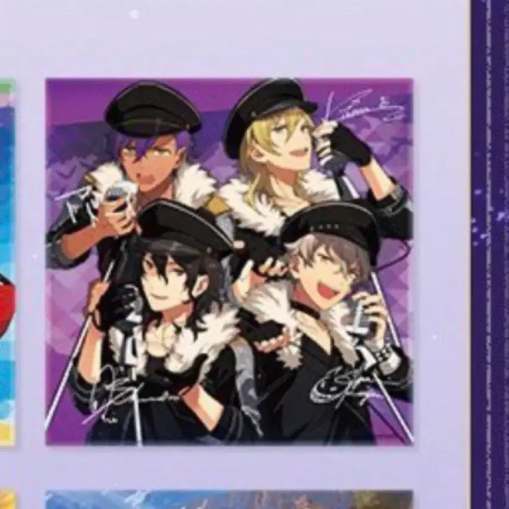 [BUNJANG] Ensemble Stars UNDEAD Desk Mat, Large Mousepad, Keychain, Shikishi Bundle Set (Rei, Kaoru, Adonis, Koga) / 여러장)앙스타 언데드 데스크 매트 장패드 키링 색지 일괄 레이 카오루 아도니스 코가