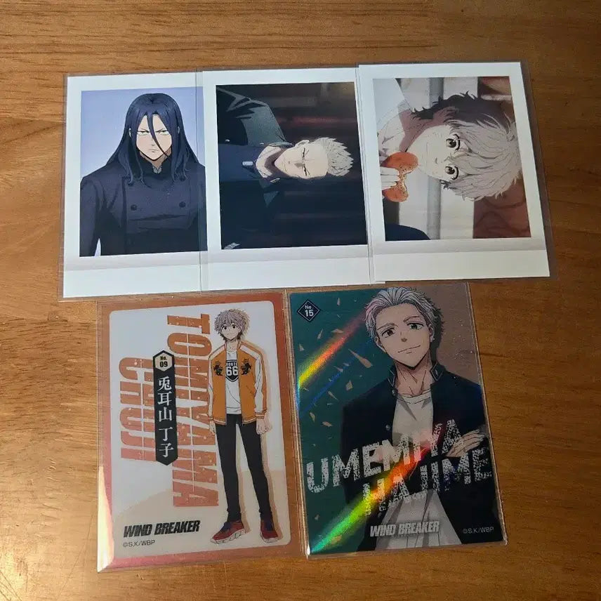 [BUNJANG] Winbre Pashakaka Clear Card Bundle Set Choji Umemiya / 윈브레 파샤 클리어카드 일괄 쵸지 우메미야