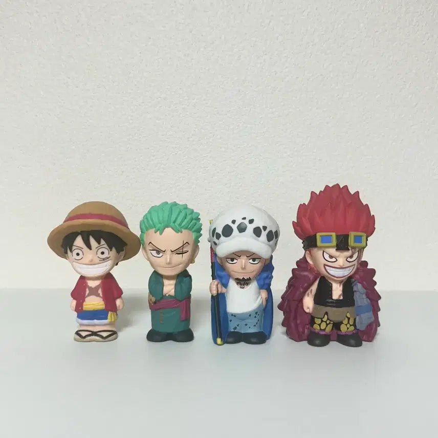 [BUNJANG] One Piece Mini Figures Bundle Set (Luffy, Zoro, Law, Kid) / 일괄) 원피스 미니피규어 판매