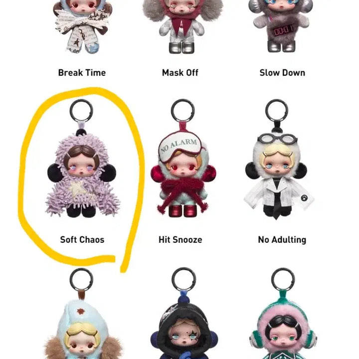 [BUNJANG] Pop Mart Skullpanda Off Mode Soft Chaos Keychain / [정품/미개봉] 스컬판다 오프 모드(off mode) Soft chaos