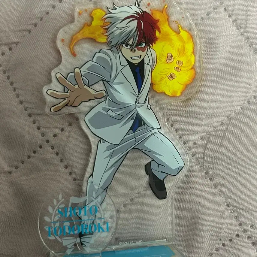 [BUNJANG] My Hero Academia Todoroki Shoto 5th Anniversary Suit Acrylic Stand / 나의 히어로 아카데미아 나히아 토도로키 쇼토 5주년 정장 아크릴 스탠드