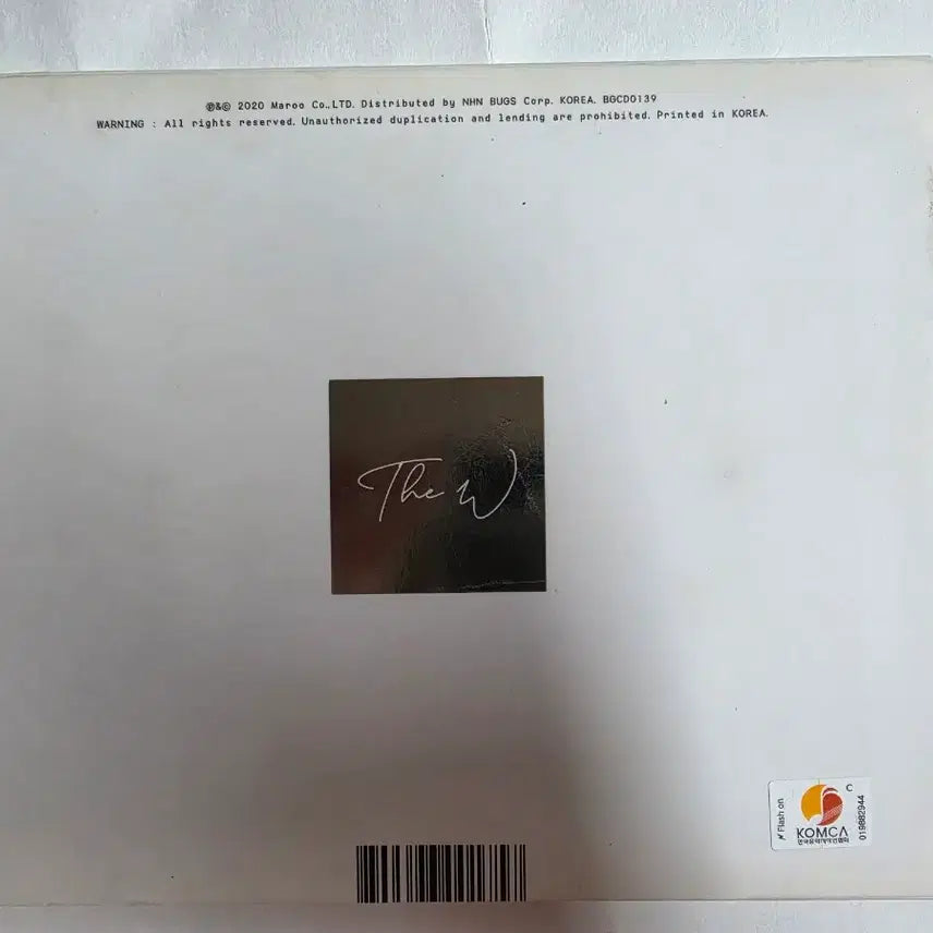 [BUNJANG] Park Jihoon Mini Album Vol. 3 THE W Blanc Version Album / 박지훈 미니3집 THE W 블랑버전 하자/오염 앨범