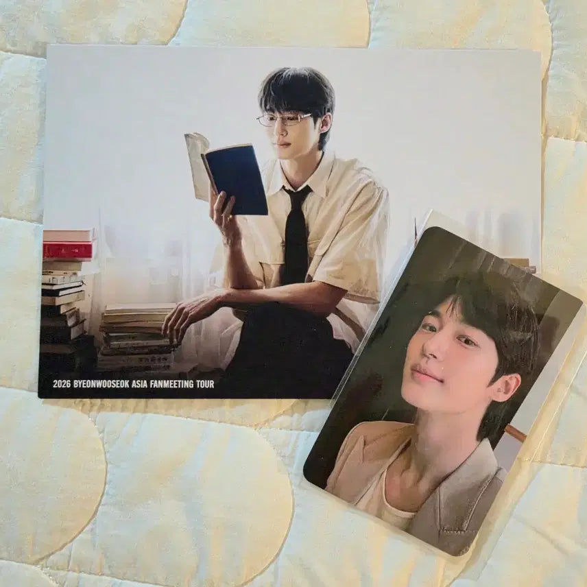 [BUNJANG] Byun Woo Seok Bangkok Pop-up Photocard &amp; Fanmeeting Postcard / 변우석 방콕 팝업 포카 &amp; 팬밋 엽서