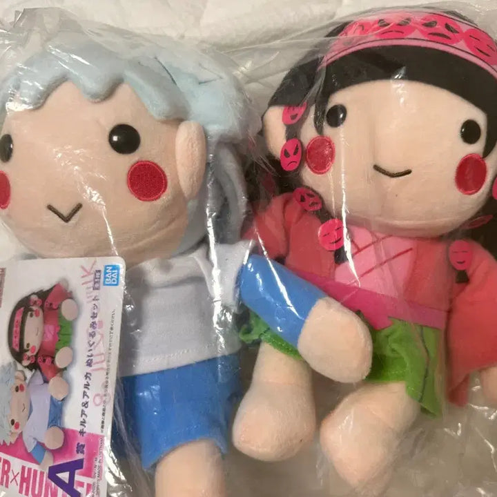 [BUNJANG] Hunter x Hunter Gon &amp; Killua Plush Doll (A Prize) - Sealed / 택포4.2 미개봉 헌터x헌터 키르아 아르카 인형 A상