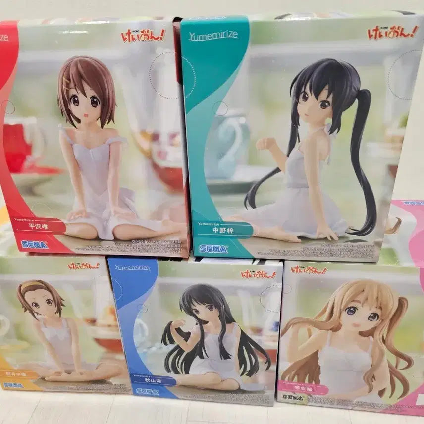 [BUNJANG] Sega K-On! Yumemuriz Figure 5-Piece Set / 세가 케이온! 피규어 5종 세트 유메미리즈