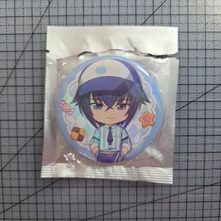 [BUNJANG] Shugo Chara! Shugo Chara! Cafe Pop-up Toma Hologram Badge / 캐릭캐릭 체인지 캐캐체 콜라보 카페 팝업 토마 뱃지