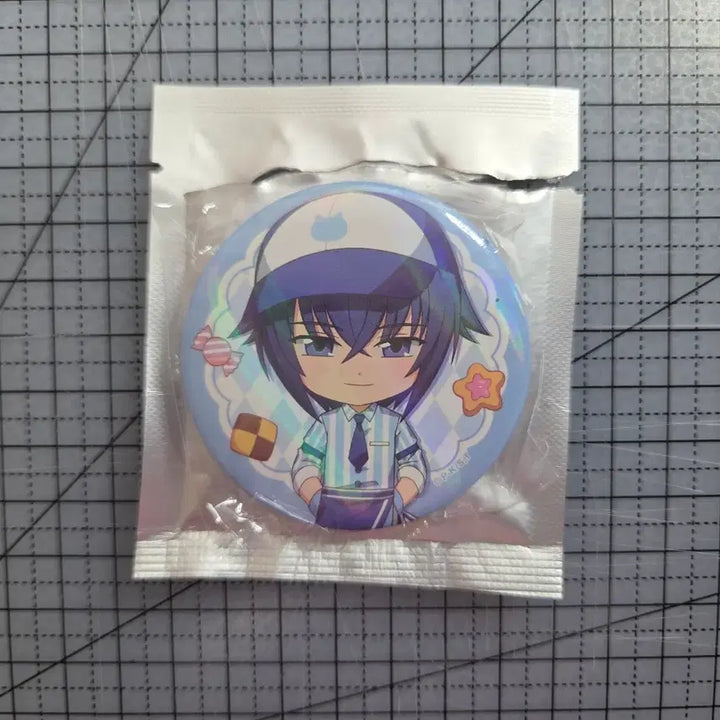 [BUNJANG] Shugo Chara! Shugo Chara! Cafe Pop-up Toma Hologram Badge / 캐릭캐릭 체인지 캐캐체 콜라보 카페 팝업 토마 뱃지