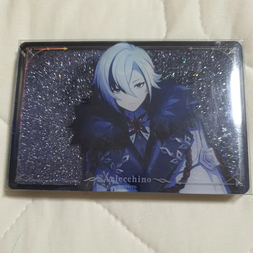 [BUNJANG] Genshin Impact Arlecchino Glitter Acrylic Corotto Block / 원신 아를레키노 글리터 아크릴 코롯토 블럭