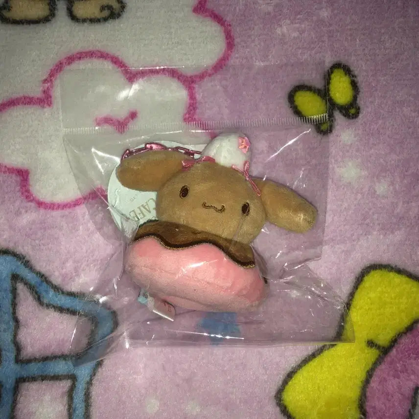 [BUNJANG] Sanrio Cinnamoroll Cafe Mocha Donut Doll Keychain / 산리오 시나모롤 카페 모카 도넛 도너츠 인형 키링