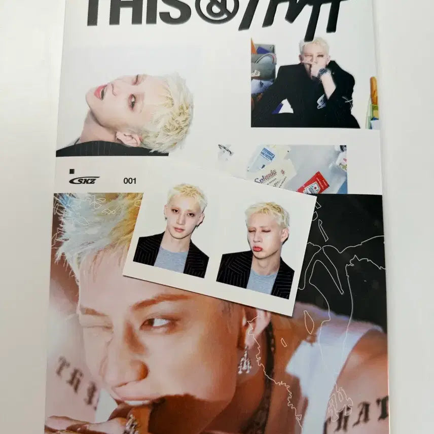 [BUNJANG] Stray Kids THIS &amp; THAT (&amp; VER.) Bang Chan Unsealed Album + ID Photo / 스트레이 키즈 디스앤댓 &amp; ver. 방찬 개봉앨범+증사 포토