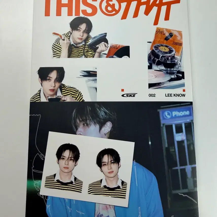 [BUNJANG] Stray Kids THIS &amp; THAT (&amp; VER.) Lee Know Unsealed Album + ID Photo / 스트레이 키즈 디스앤댓 &amp; ver. 리노 개봉앨범+증사 포토