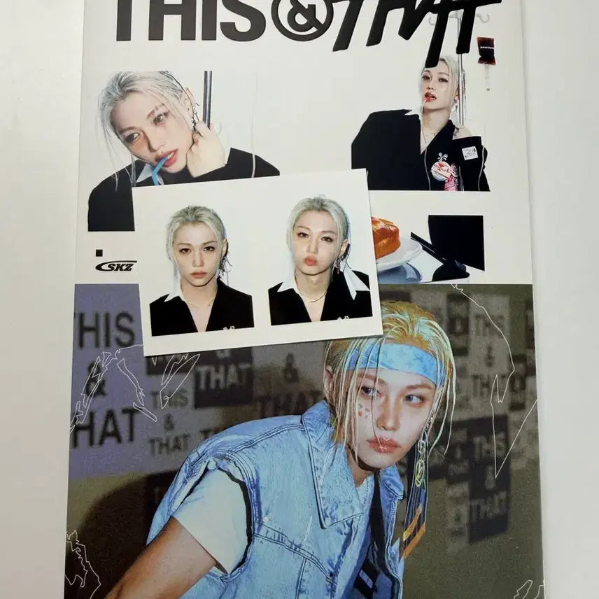 [BUNJANG] Stray Kids Felix THIS &amp; THAT Album (Unsealed) + ID Photo / 스트레이 키즈 디스앤댓 &amp; ver. 필릭스 개봉앨범+증사 포토