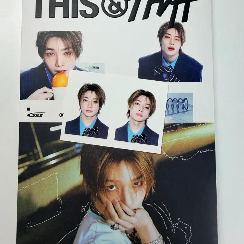 [BUNJANG] Stray Kids THIS &amp; THAT (&amp; VER.) I.N Unsealed Album + ID Photo / 스트레이 키즈 디스앤댓 &amp; ver. 아이엔 개봉앨범+증사 포토